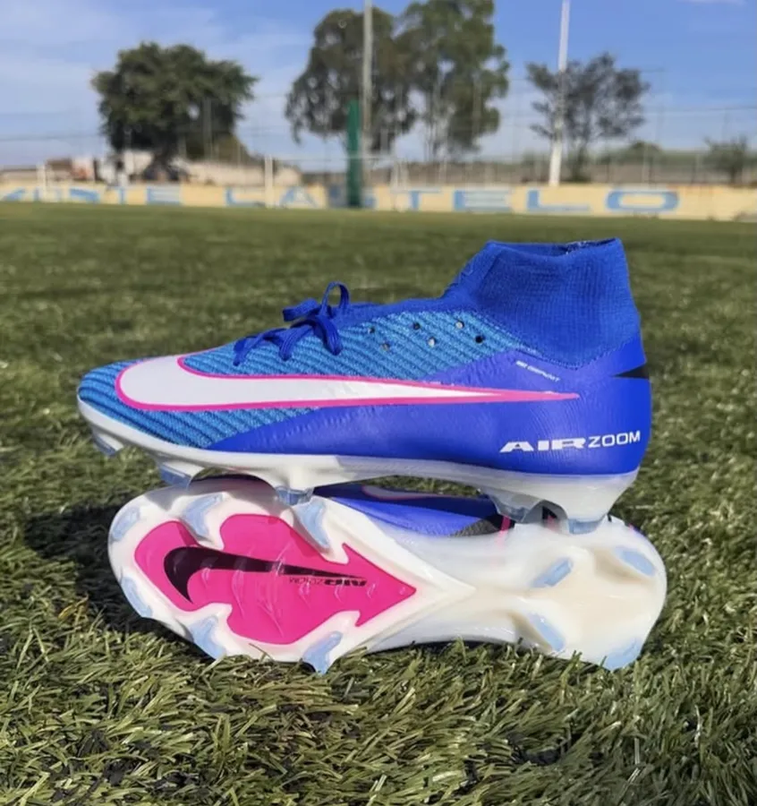 Nike Air Zoom azul e rosa